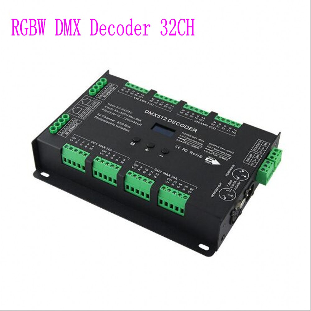 DC5-24V CCT/RGB RGBW DMX ڴ 32CH RJ45 8 Ʈ ..